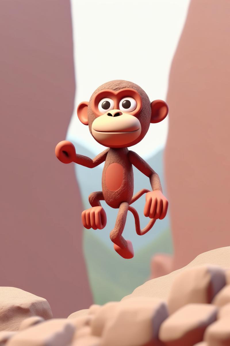 00416-1101892077-_lora_Clay Animation_1_Clay Animation - a cute Humanoid rock monkey avatar flying in mountain with illustration style Keith hari.png